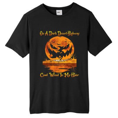 Spooky Night Drive Halloween Road Trip Tall Fusion ChromaSoft Performance T-Shirt