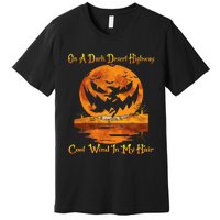 Spooky Night Drive Halloween Road Trip Premium T-Shirt