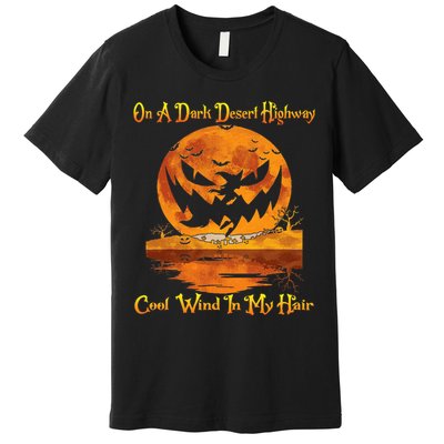 Spooky Night Drive Halloween Road Trip Premium T-Shirt