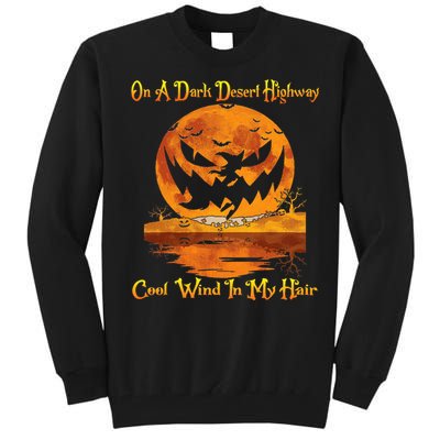 Spooky Night Drive Halloween Road Trip Tall Sweatshirt