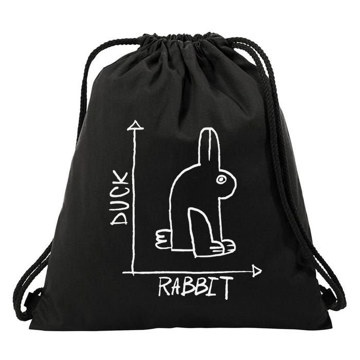 Science Nerd Duck Or Rabbit Physics Math Geek Drawstring Bag