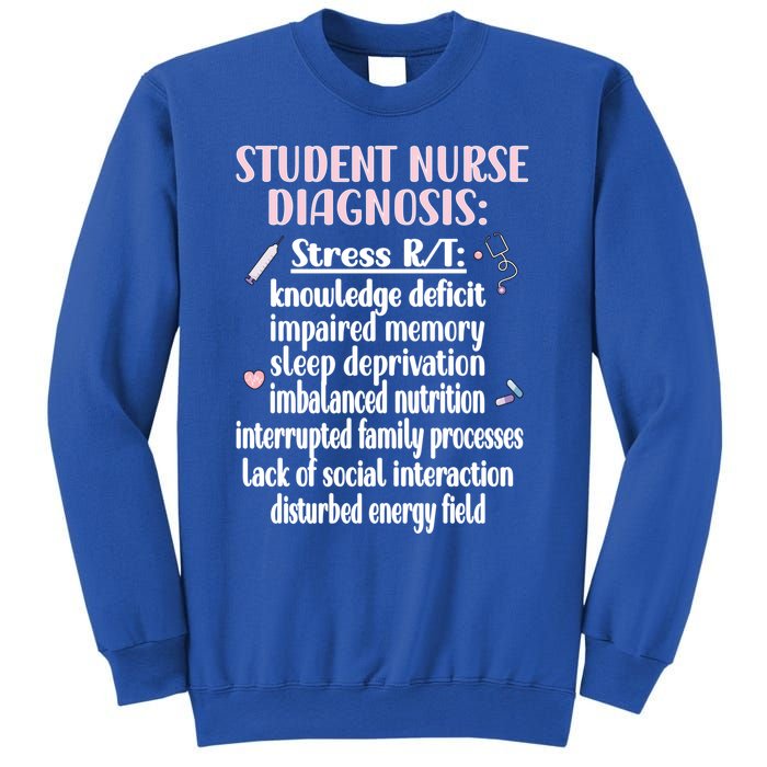 Student Nurse Diagnosis Nursing School Student Nurse Student Gift Sweatshirt