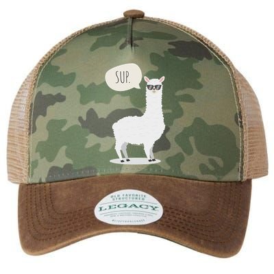 Sup No Drama Llama Alpaca Legacy Tie Dye Trucker Hat