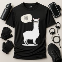 Sup No Drama Llama Alpaca Cooling Performance Crew T-Shirt