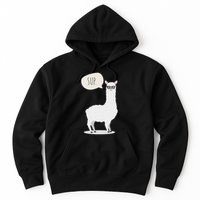 Sup No Drama Llama Alpaca Hoodie