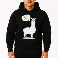 Sup No Drama Llama Alpaca Hoodie
