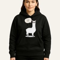 Sup No Drama Llama Alpaca Hoodie