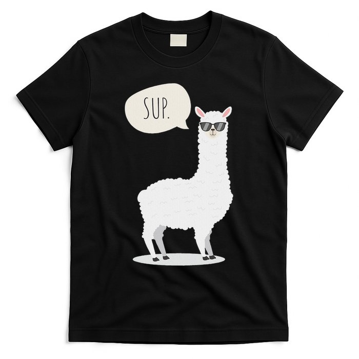 Sup No Drama Llama Alpaca T-Shirt
