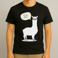Sup No Drama Llama Alpaca T-Shirt