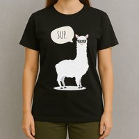 Sup No Drama Llama Alpaca T-Shirt