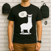 Sup No Drama Llama Alpaca T-Shirt