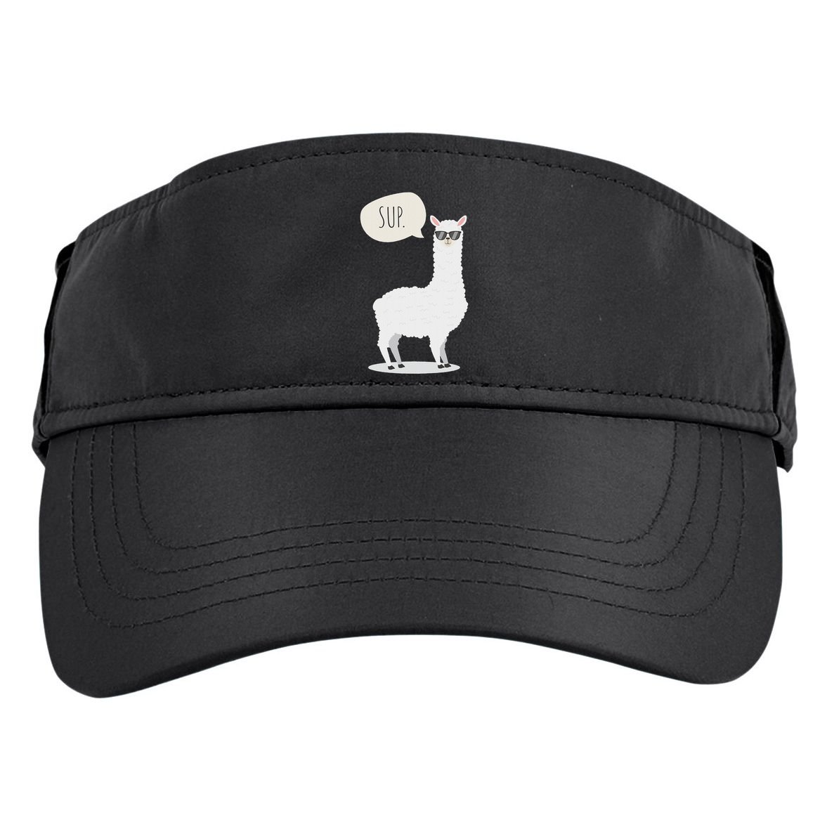 Sup No Drama Llama Alpaca Adult Drive Performance Visor