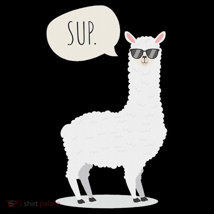 Sup No Drama Llama Alpaca Poster