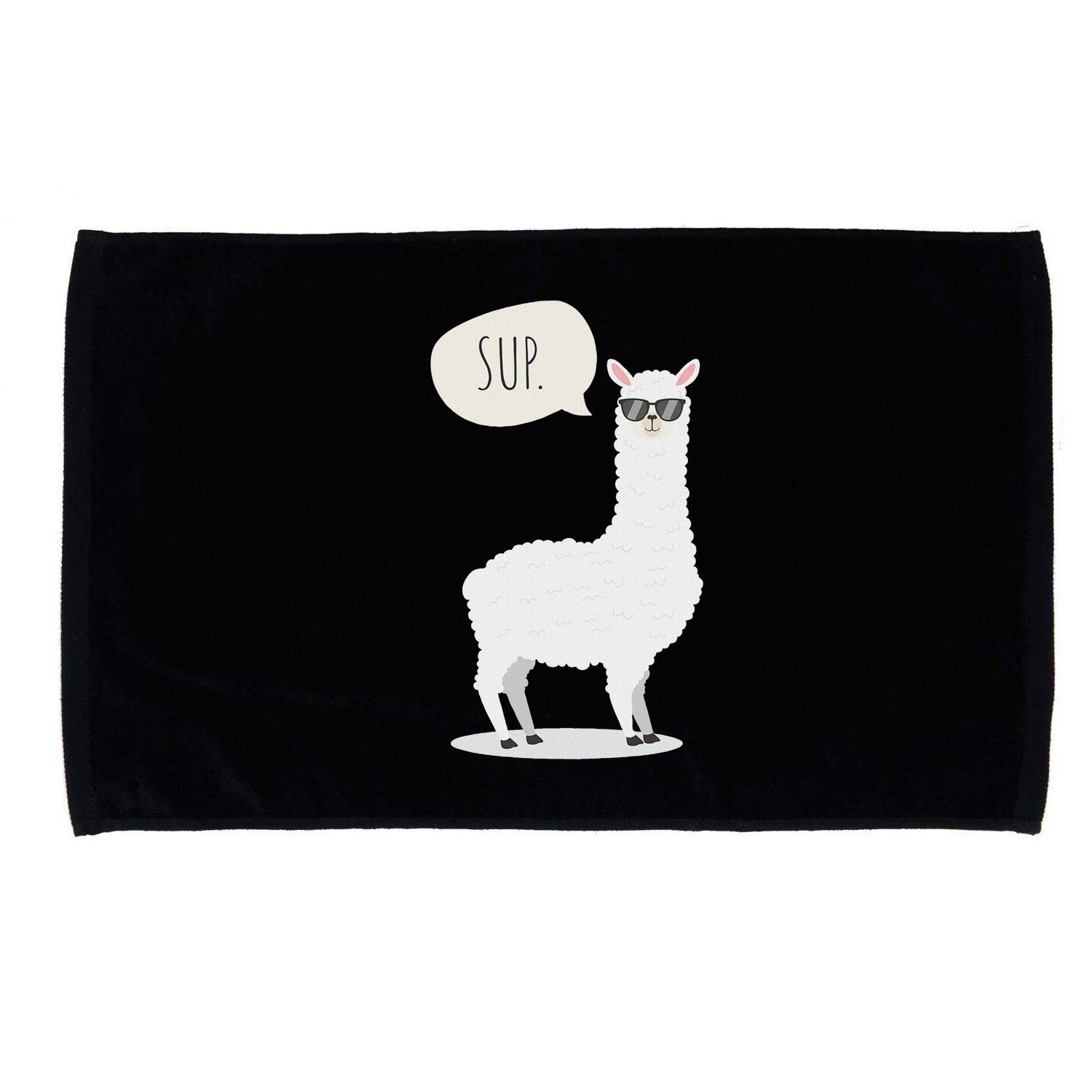 Sup No Drama Llama Alpaca Microfiber Hand Towel
