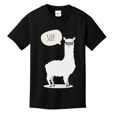Sup No Drama Llama Alpaca Kids T-Shirt