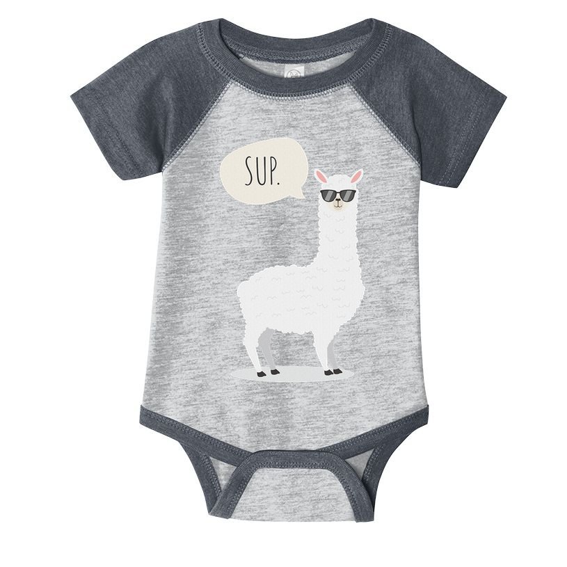 Sup No Drama Llama Alpaca Infant Baby Jersey Bodysuit