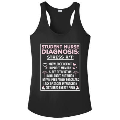 Student Nurse Diagnosis School Student Nurse Student Gift Ladies PosiCharge Competitor Racerback Tank