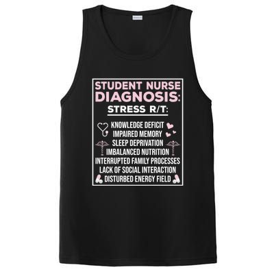 Student Nurse Diagnosis School Student Nurse Student Gift PosiCharge Competitor Tank