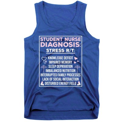 Student Nurse Diagnosis School Student Nurse Student Gift Tank Top