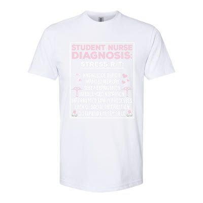 Student Nurse Diagnosis School Student Nurse Student Gift Softstyle CVC T-Shirt