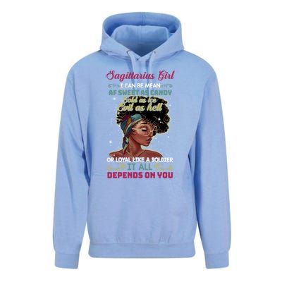 Sagittarius November December Birthday Funny Gift Unisex Surf Hoodie