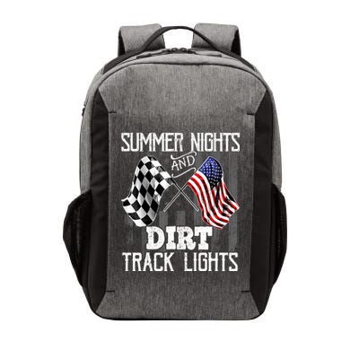 Summer Nights Dirt Track Lights Racing Motocross Gift Vector Backpack