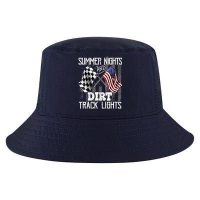 Summer Nights Dirt Track Lights Racing Motocross Gift Cool Comfort Performance Bucket Hat