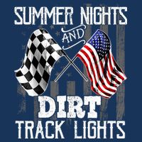 Summer Nights Dirt Track Lights Racing Motocross Gift 16 in Basic Backpack