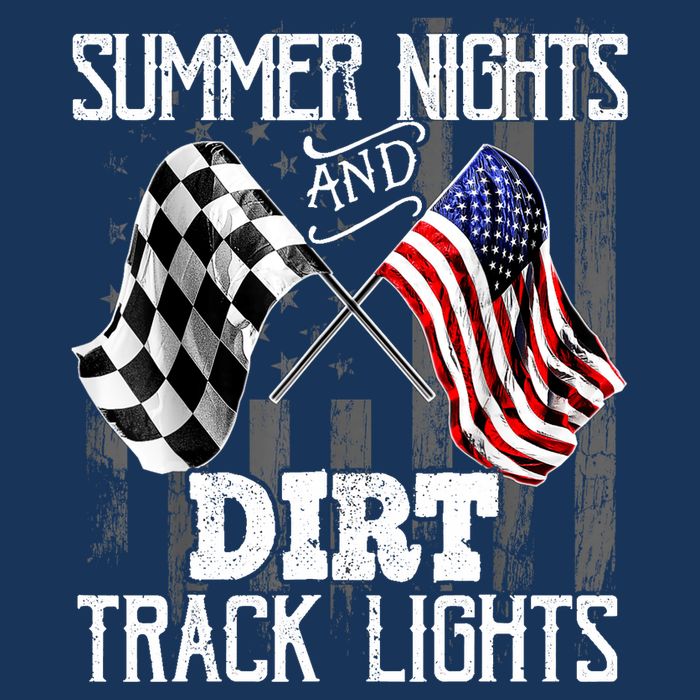 Summer Nights Dirt Track Lights Racing Motocross Gift 16 in Basic Backpack