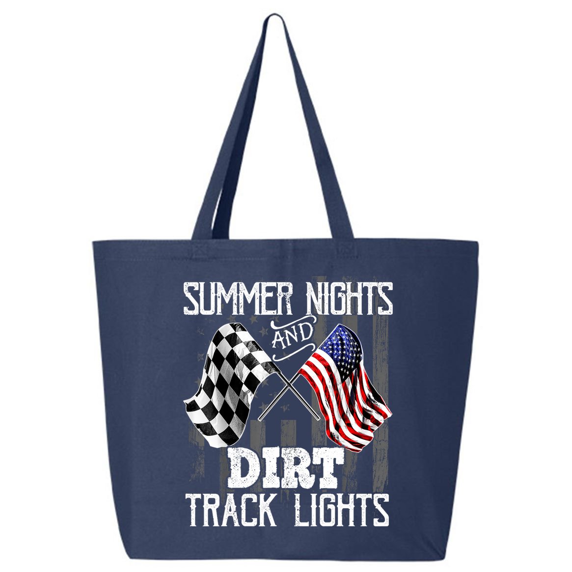 Summer Nights Dirt Track Lights Racing Motocross Gift 25L Jumbo Tote