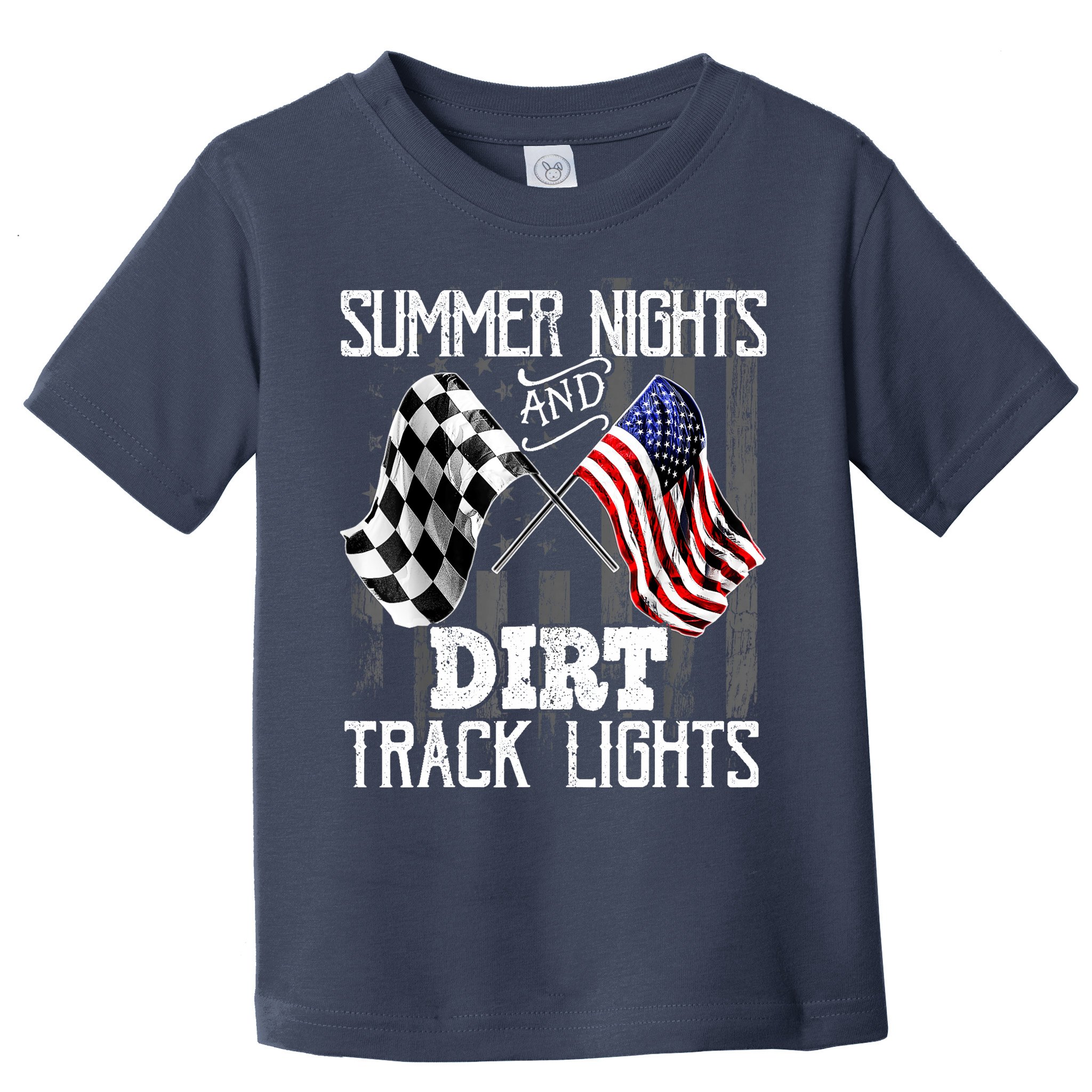 Summer Nights Dirt Track Lights Racing Motocross Gift Toddler T-Shirt