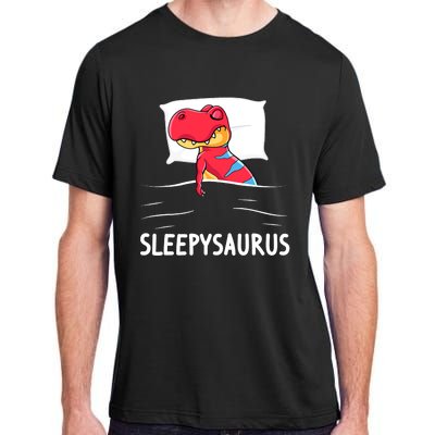 Sleepysaurus Nigh Dinosaur Dino T-Rex Sleep Adult ChromaSoft Performance T-Shirt