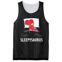 Sleepysaurus Nigh Dinosaur Dino T-Rex Sleep Mesh Reversible Basketball Jersey Tank