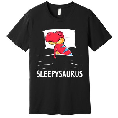 Sleepysaurus Nigh Dinosaur Dino T-Rex Sleep Premium T-Shirt