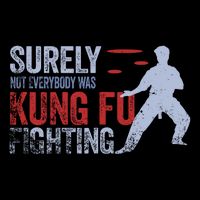 Surely Not Everybody Was Kung Fu Fighting Button