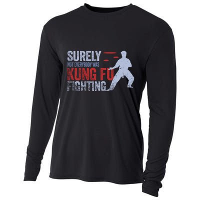 Surely Not Everybody Was Kung Fu Fighting Cooling Performance Long Sleeve Crew