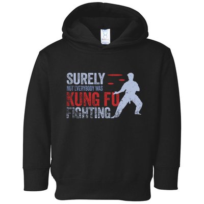 Surely Not Everybody Was Kung Fu Fighting Toddler Hoodie
