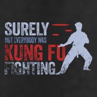 Surely Not Everybody Was Kung Fu Fighting Microfiber Hand Towel