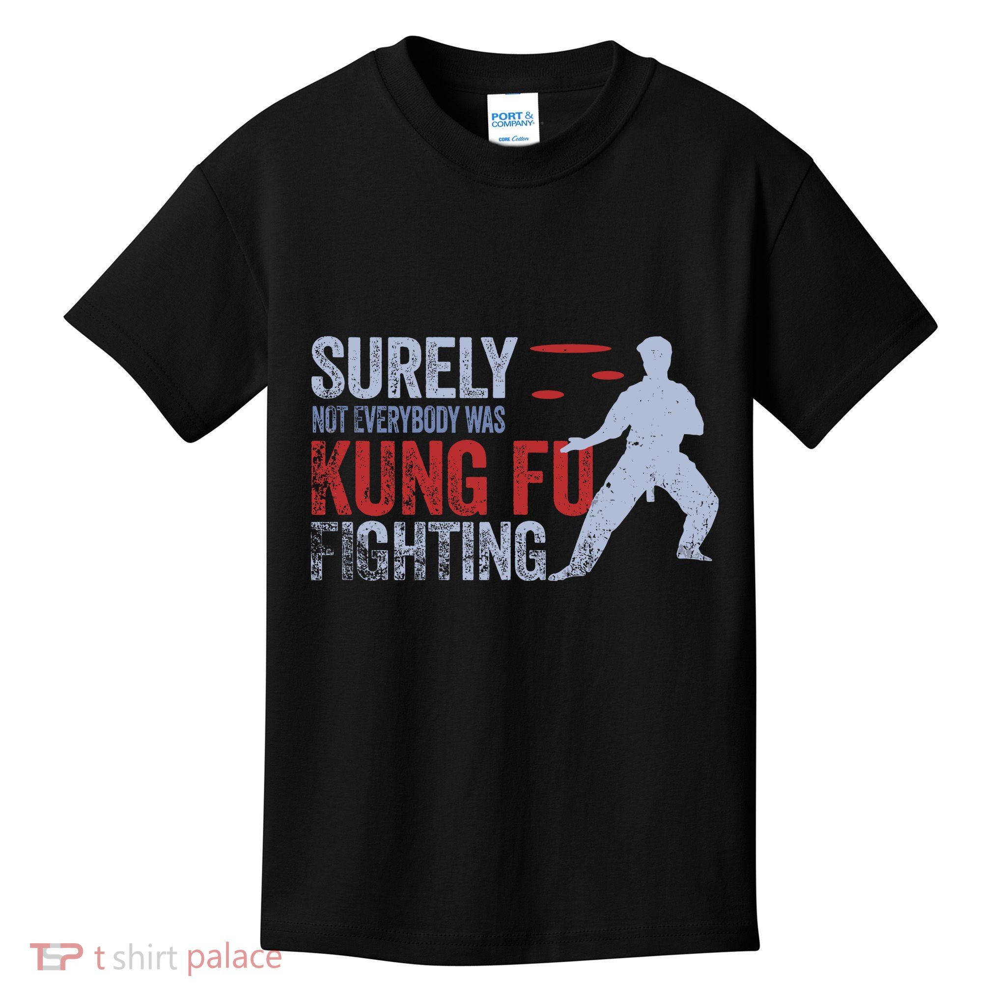 Surely Not Everybody Was Kung Fu Fighting Kids T-Shirt