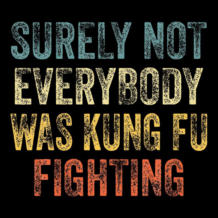 Surely Not Everybody Was Kung Fu Fighting Love martial arts  Impact Tech Backpack