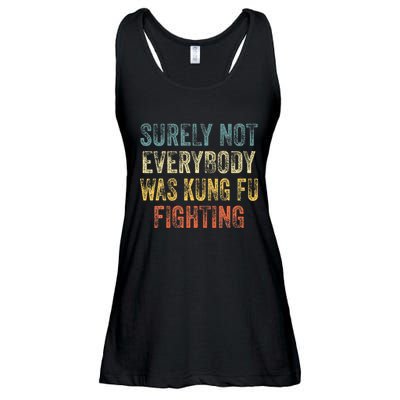 Surely Not Everybody Was Kung Fu Fighting Love martial arts  Ladies Essential Flowy Tank