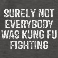 Surely Not Everybody Was Kung Fu Fighting Kung Fu And Karate Vector Backpack
