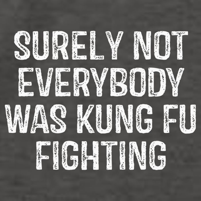 Surely Not Everybody Was Kung Fu Fighting Kung Fu And Karate Vector Backpack