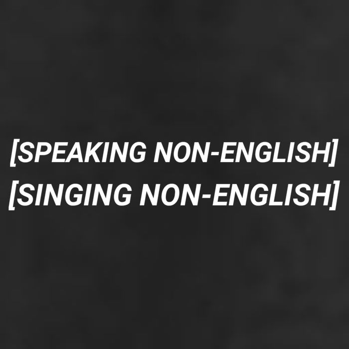 Speaking Non English, Singing Non English 25L Jumbo Tote