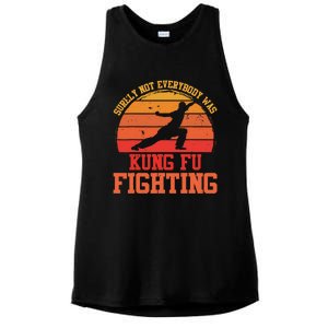 Surely Not Everybody Was Kung Fu Fighting funny wo  Ladies PosiCharge Tri-Blend Wicking Tank