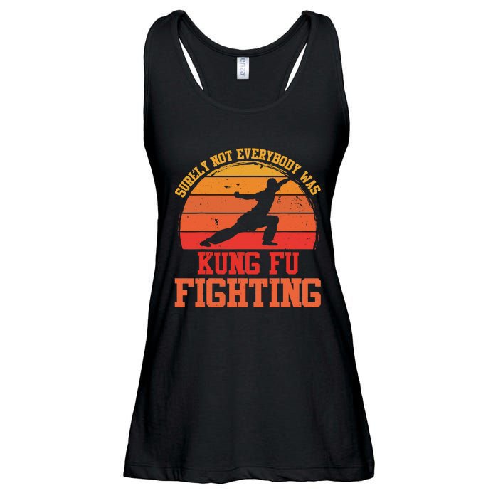 Surely Not Everybody Was Kung Fu Fighting funny wo  Ladies Essential Flowy Tank