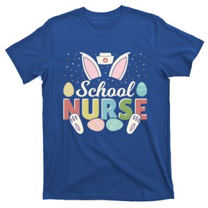 School Nurse Easter Eggs Bunny Rabbit Ears Easter Day Gift T-Shirt