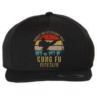 Surely Not Everybody Was Kung Fu Fighting Vintage Wool Snapback Cap