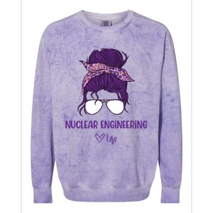 S Nuclear Engineering Life Nuclear Engineering Major Gift Colorblast Crewneck Sweatshirt