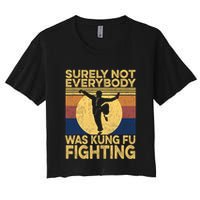 Surely Not Everybody Was Kung Fu Fighting Kung Fu Karate Crop Top